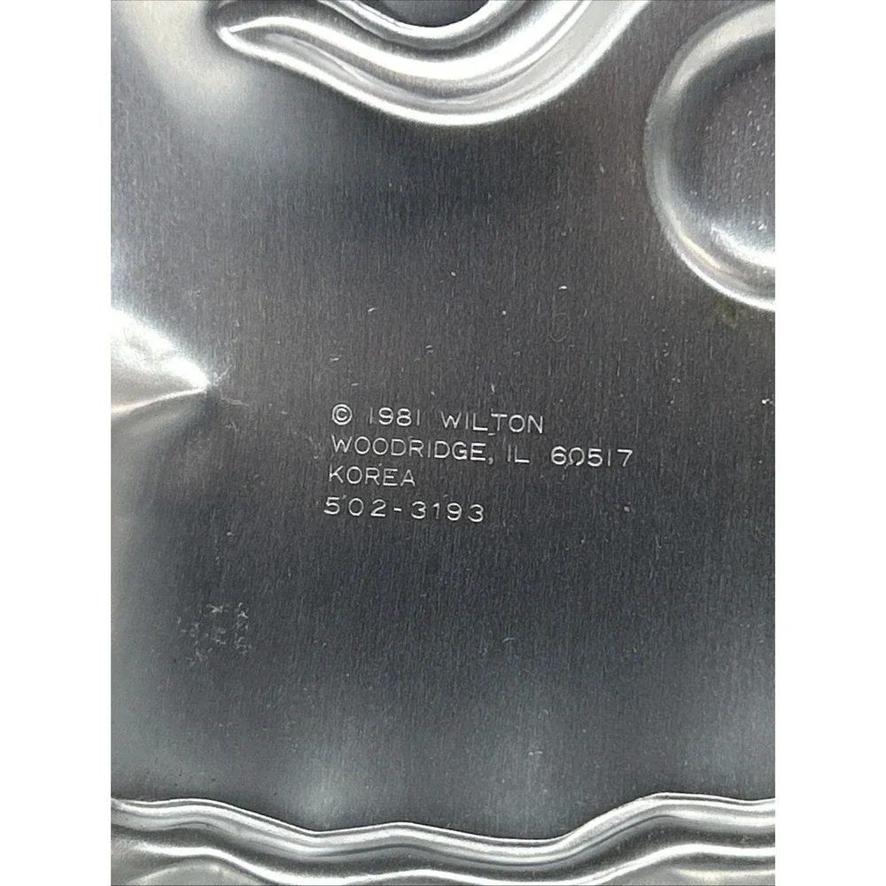 Vintage Wilton 1982 Circus Clown Cake Pan 502-3193 Retired w Instructions Insert